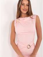 Sukienka IT SK model 22074605 jasny różowy - FPrice Sukienka IT SK model 22074605 jasny różowy - FPrice