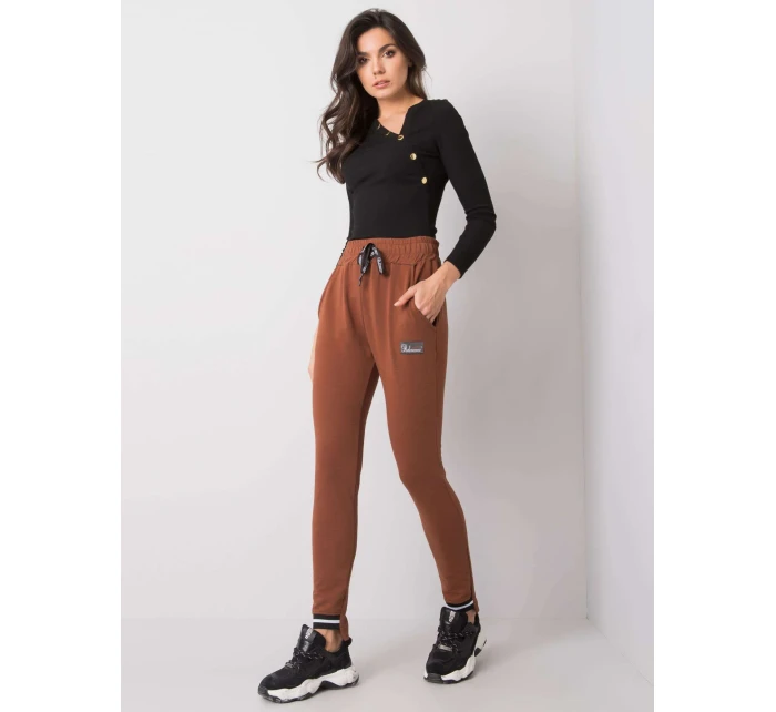 Tepláky RV DR 5773.18X tmavě hnědá