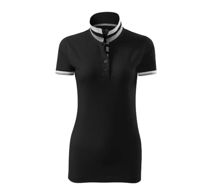 Collar Up polokošile dámská černá