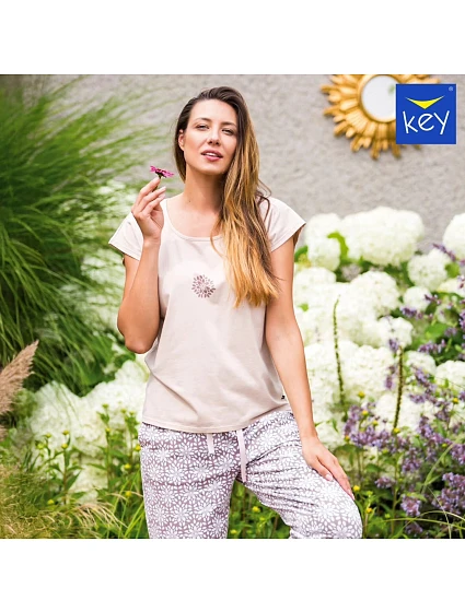 Pyžamo Key LNS 735 A26 kr/r S-XL Pyžamo Key LNS 735 A26 kr/r S-XL