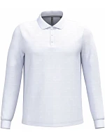 K 243 Pánské piqué polo s dlouhým rukávem model 22506911 white - Kariban K 243 Pánské piqué polo s dlouhým rukávem model 22506911 white - Kariban