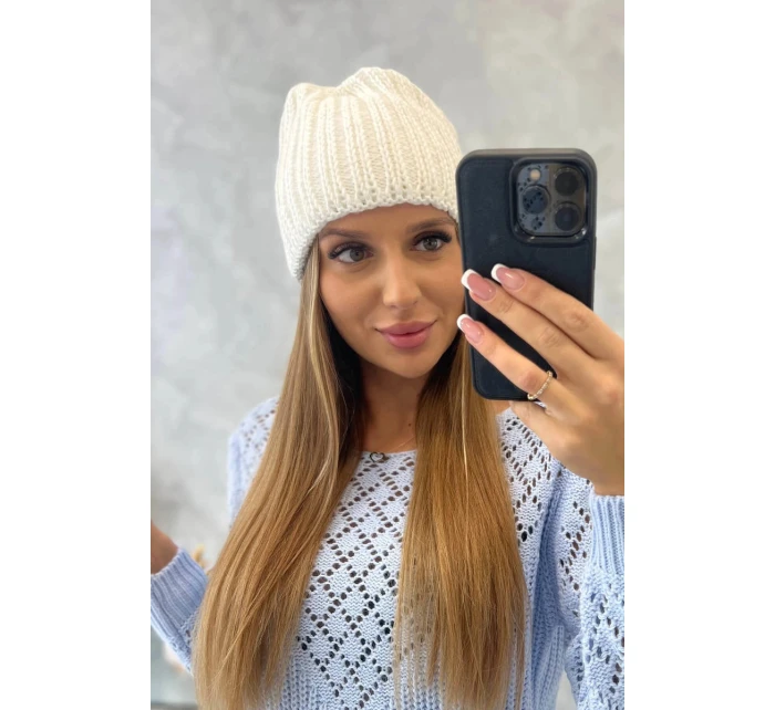 Dámská čepice Rebecca K345 bílá Dámská čepice Rebecca K345 bílá