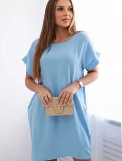 Šaty s kapsami modrý