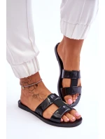 Módní pantofle  černé model 21615446 - Zaxy