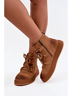 Zateplené kožené kozačky z přírodního nubuku Artiker 59C1128 Camel Zateplené kožené kozačky z přírodního nubuku Artiker 59C1128 Camel
