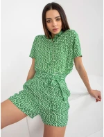 Dámské šortky D73770R62159KA zelená - FPrice Dámské šortky D73770R62159KA zelená - FPrice