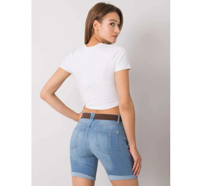 Šortky D85032C62033ZL150 světle modré