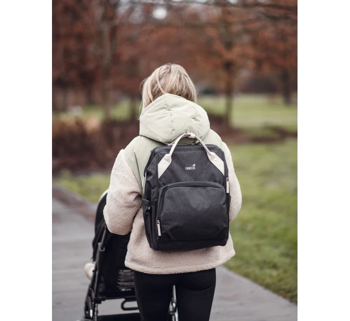 Dámský batoh na kočárek Engelis Vuch Vela Black