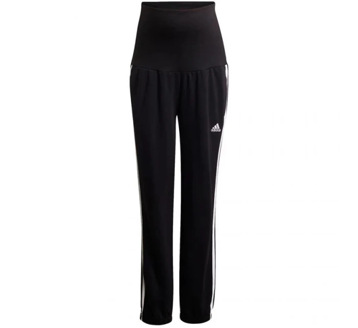 Dámské těhotenské kalhoty / tepláky Essentials W GS8614 Černá s bílou - Adidas