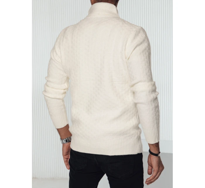 Pánský bílý svetr Dstreet model 21982480 - FashionStreet