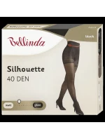 Tvarující punčochové kalhoty bez zesíleného sedu SILHOUETTE 40 DEN - BELLINDA - černá