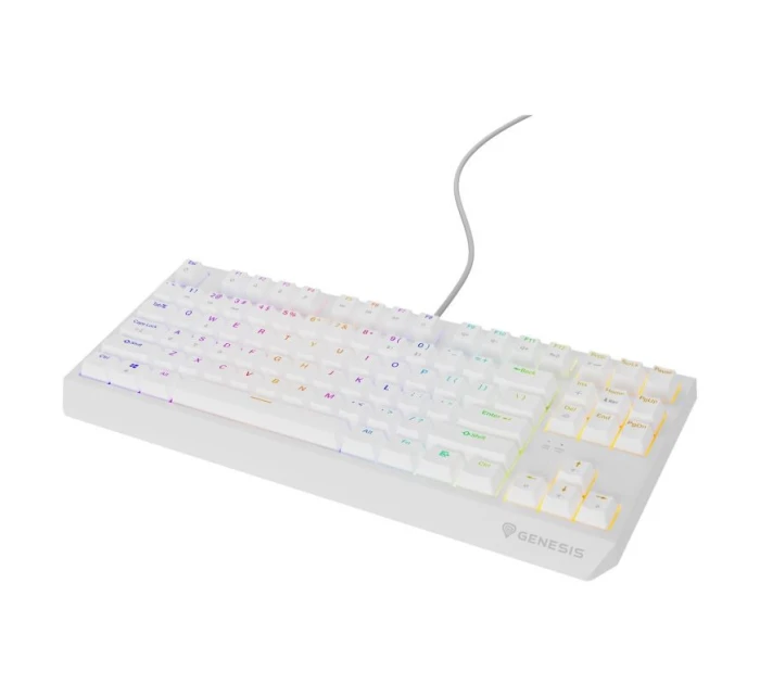 model 21716571 230 TKL Herní klávesnice USB QWERTY US English White - Genesis model 21716571 230 TKL Herní klávesnice USB QWERTY US English White - Genesis