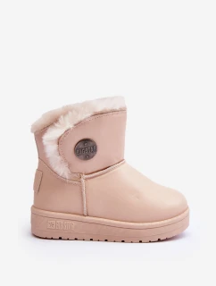 Dětské zimní boty s kožešinou Bežové Big Star model 21637213 - Big Star Shoes