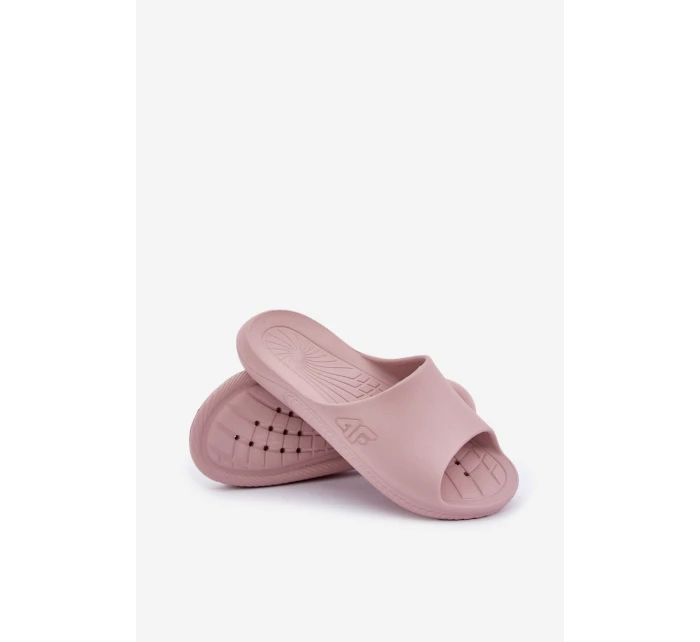Dámské Pantofle Světle Růžové model 21668819 - 4F Dámské Pantofle Světle Růžové model 21668819 - 4F