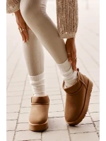 Dámské Velurové Sněhule Na Platformě Camel model 21670462 - Boto Dámské Velurové Sněhule Na Platformě Camel model 21670462 - Boto