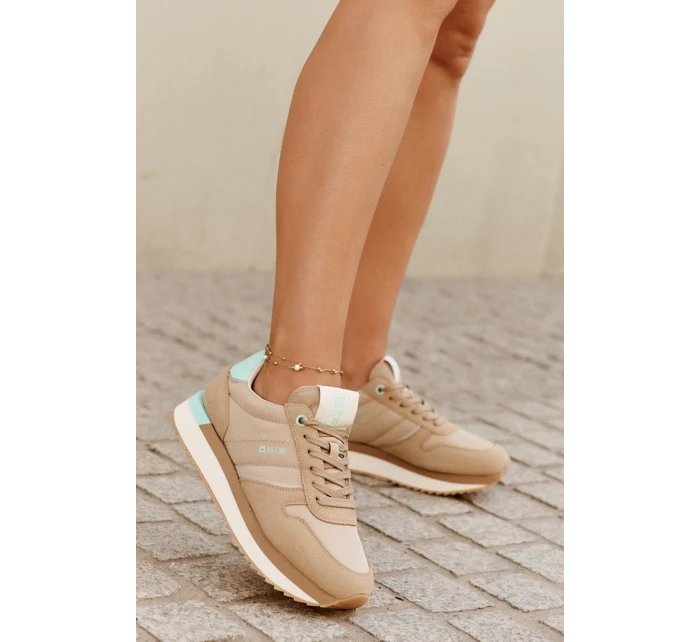 Dámské Semišové Tenisky Big Star RR274A048 HI-POLY SYSTEM Tmavě béžové Dámské Semišové Tenisky Big Star RR274A048 HI-POLY SYSTEM Tmavě béžové