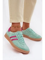 Dámské kožené semišové tenisky model 22101263 - S.Barski