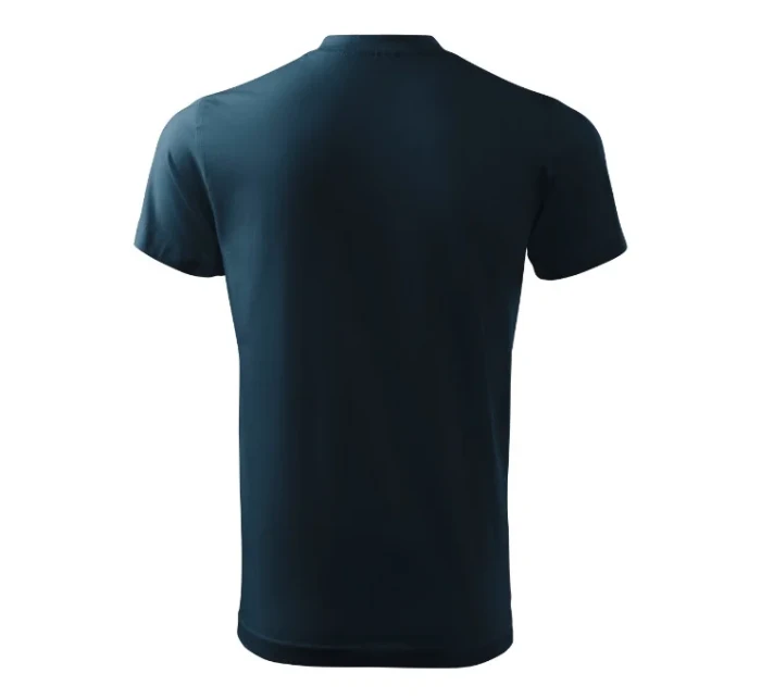 Heavy V-neck tričko unisex námořní modrá