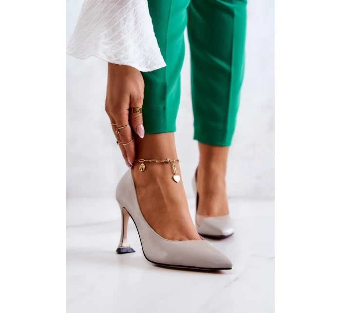 Lodičky na jehlovém podpatku model 177479 Step in style Lodičky na jehlovém podpatku model 177479 Step in style