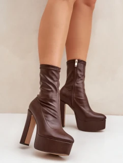 Boty na podpatku  model 204696 Step in style