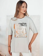 Dámské tričko EMLOT šedé FashionStreet RY2623