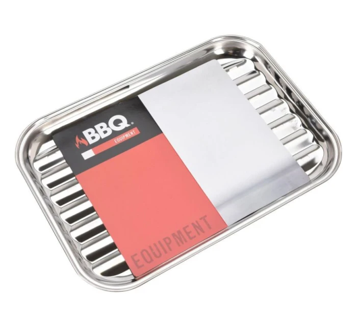 Grilovací deska 34x24CM z nerezové oceli Grilovací deska 34x24CM z nerezové oceli