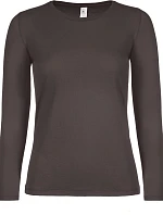 B&C #E150 LSL /women Dámské tričko s dlouhým rukávem 01.006T bear brown
