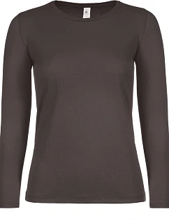 B&C #E150 LSL /women Dámské tričko s dlouhým rukávem brown model 22492579