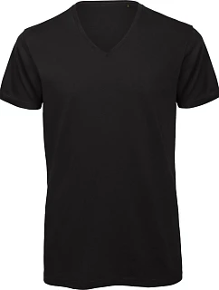 B&C Inspire V T /men_° Pánské tričko s výstřihem do V 01.TM44 black