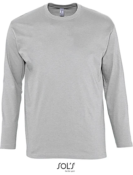 SOL'S Monarch Tričko s dlouhým rukávem model 22535245 grey melange