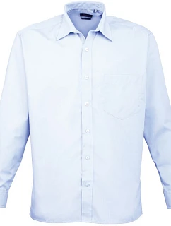 Premier PR 200 Popelínová košile s dlouhým rukávem 39.0200 light blue