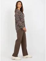 Halenka D73771M11081A černá a béžová