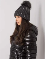 Dámská čepice.93 tmavě šedá Dámská čepice.93 tmavě šedá