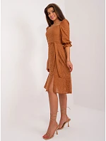 Sukienka LK SK model 22111239 jasny brązowy - FPrice