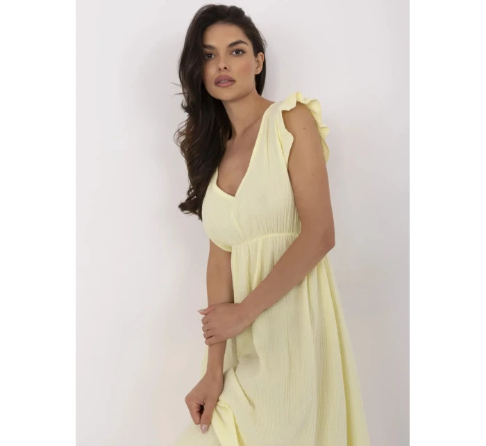 Sukienka MI SK model 21133008 jasny żółty - FPrice