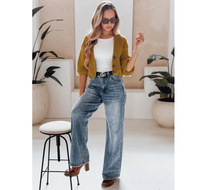 Dámský hořčicový svetr NUTI FashionStreet MY1673