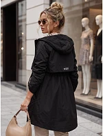 Kurtka damska przejściowa parka z kapturem czarna model 22347514 - FashionStreet