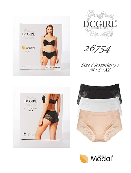 Kalhotky DC Girl 26754 A2, balení, velikost M–XL Kalhotky DC Girl 26754 A2, balení, velikost M–XL
