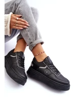 Dámské Sportovní Tenisky Big Star model 21634285 Černé - Big Star Shoes Dámské Sportovní Tenisky Big Star model 21634285 Černé - Big Star Shoes