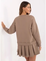 Sukienka MI SK model 21441262 ciemny bezowy - FPrice