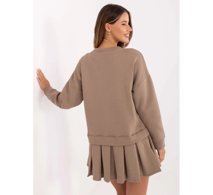 Sukienka MI SK model 21441262 ciemny bezowy - FPrice