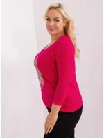 Bluzka RV BZ model 21393003 fuksjowy - FPrice Bluzka RV BZ model 21393003 fuksjowy - FPrice