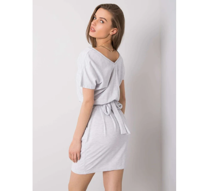 Sukienka RV SK model 20306547 jasny szary - FPrice Sukienka RV SK model 20306547 jasny szary - FPrice