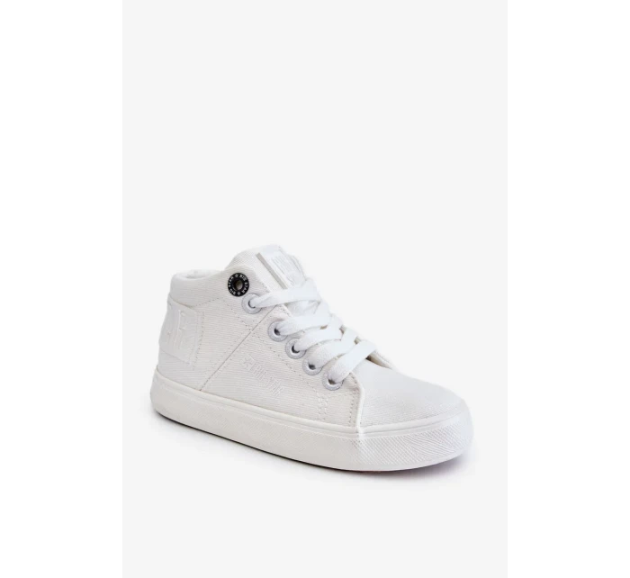 Dětské klasické vysoké tenisky Big Star LL374002 Bílá