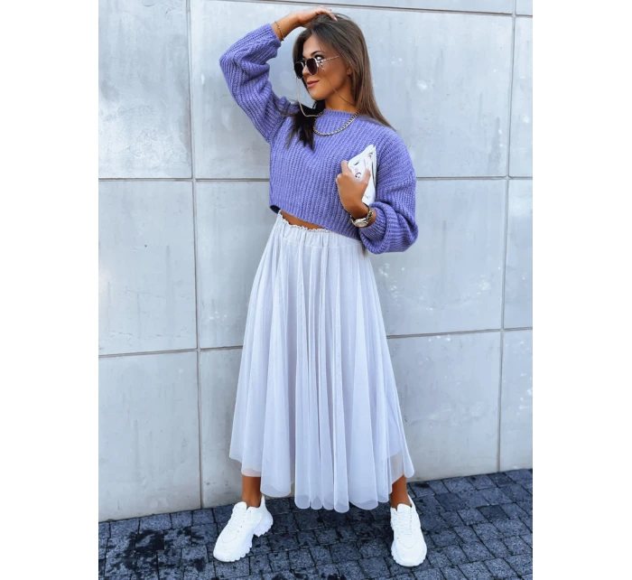 Dámský oversize svetr BILLIS dark purple FashionStreet MY2230