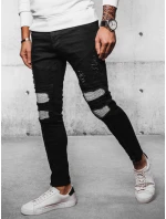 Pánské džínové kalhoty černé model 21972106 - Dstreet Pánské džínové kalhoty černé model 21972106 - Dstreet