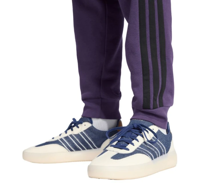 Pánské kalhoty adidas Essentials 3-Stripes Fleece purple JX0750