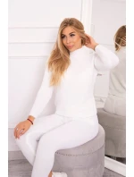 Dvoudílný svetrový set alpaka ecru Dvoudílný svetrový set alpaka ecru