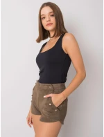 Šortky CHA SN model 16327290 khaki - FPrice Šortky CHA SN model 16327290 khaki - FPrice
