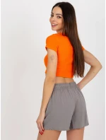 Dámské šortky D73760M61531KH šedá - FPrice